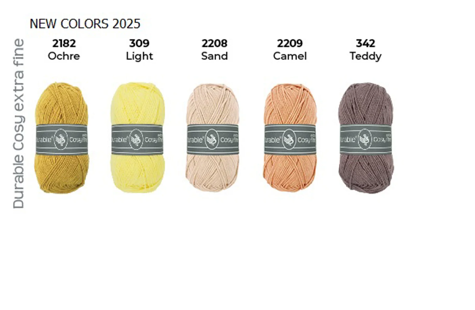 Durable Cosy Extra Fine now available in eleven new colors