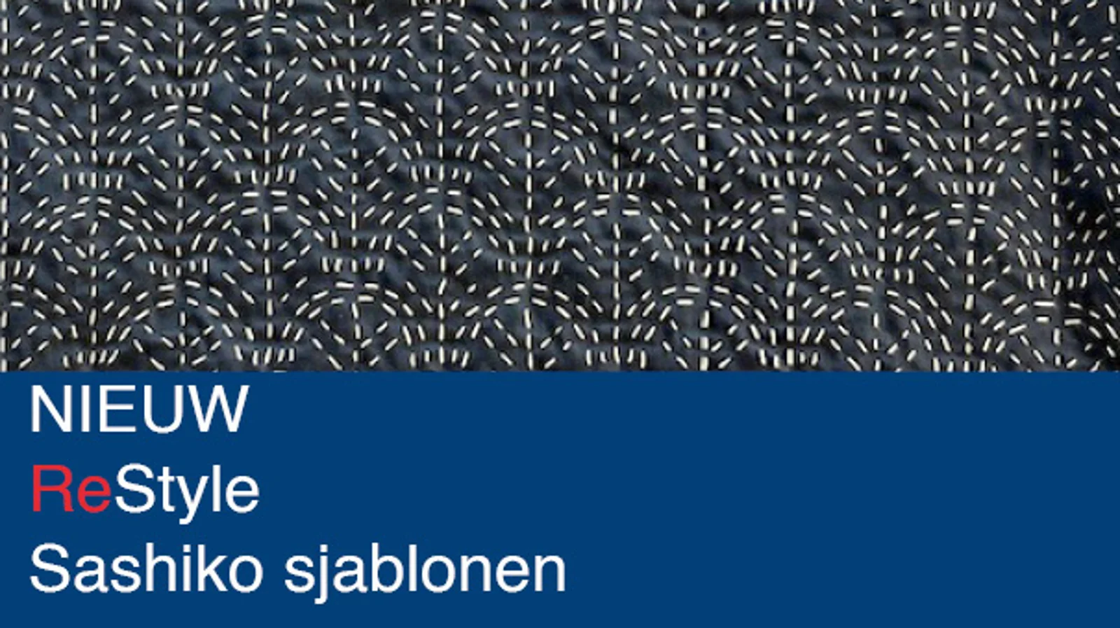 Sashiko sjablonen van ReStyle